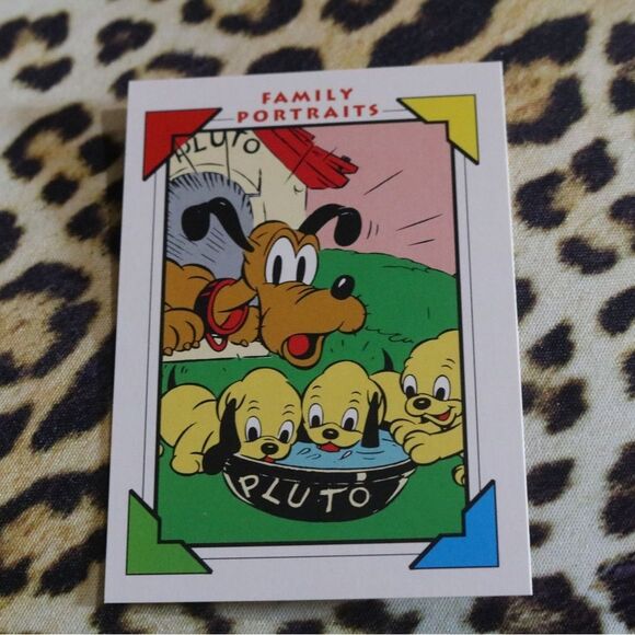 FP Pluto's Quin-Puplets #140 Disney Card - Picture 1 of 2
